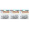 Leisure Arts Bundle Wood Clothespins 1" Silver, 3Pk Of 36Pc - Perfect For Diy, Crafting, And Photos, Small Clothes Pins & Small Clothespins For Photos, Home Decor & More